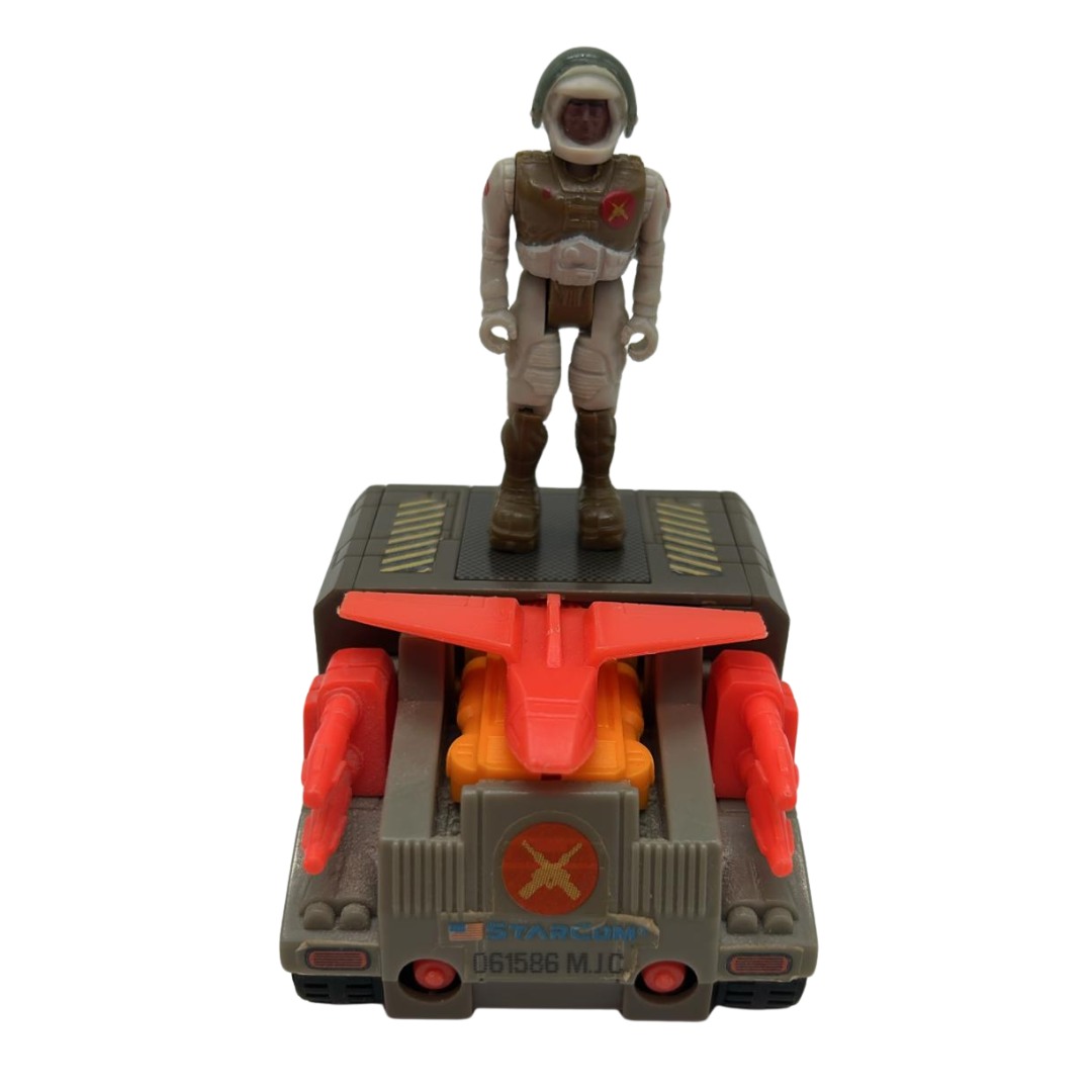 Starcom Missile Fox vehicle complete with box and figure