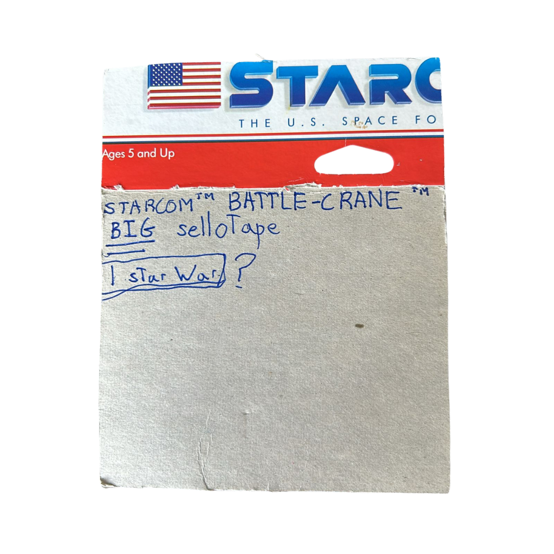 Vintage Starcom M6 Railgunner with Rick Ruffing filecard Astro Marines