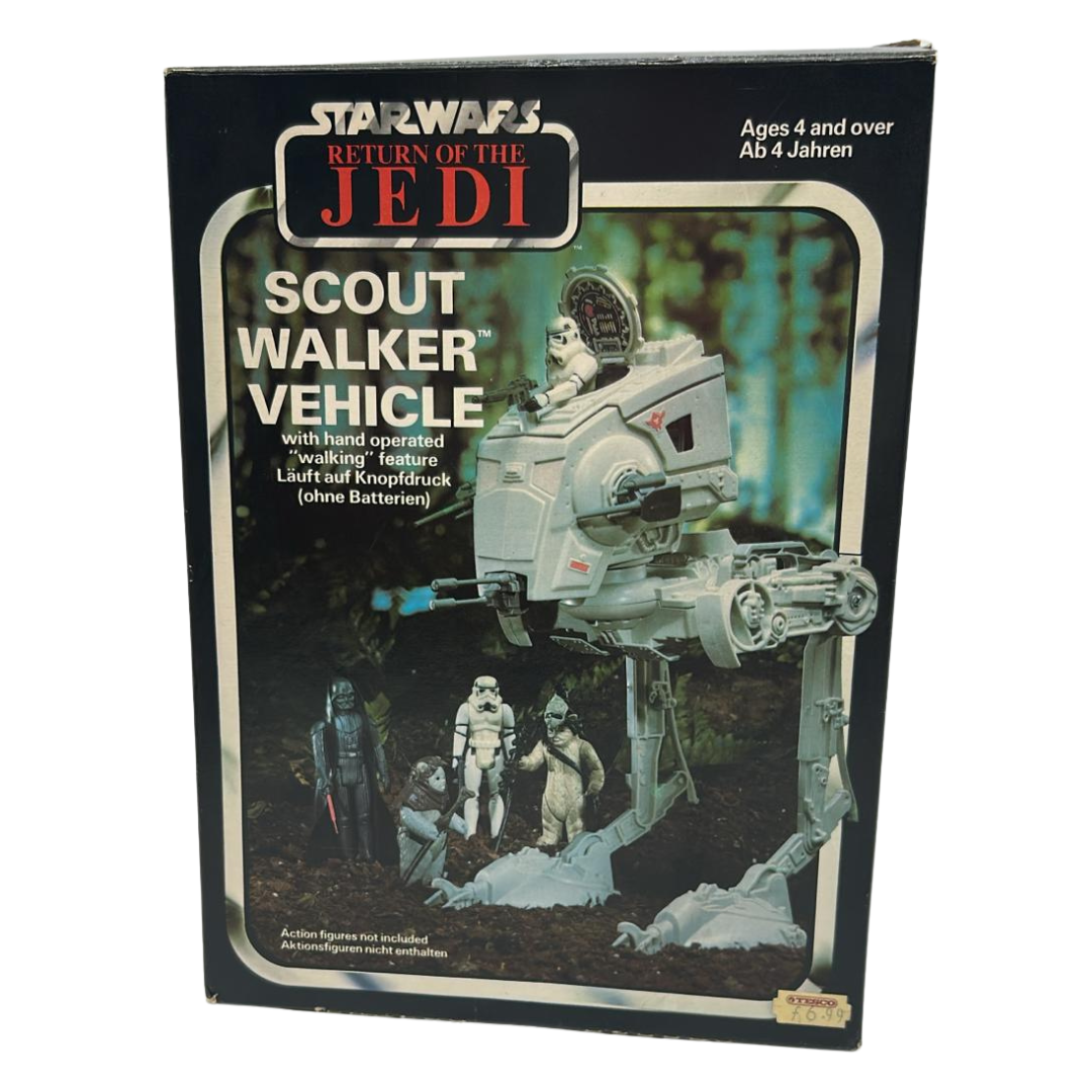 Vintage Star Wars ATST vehicle with box and instructions 128