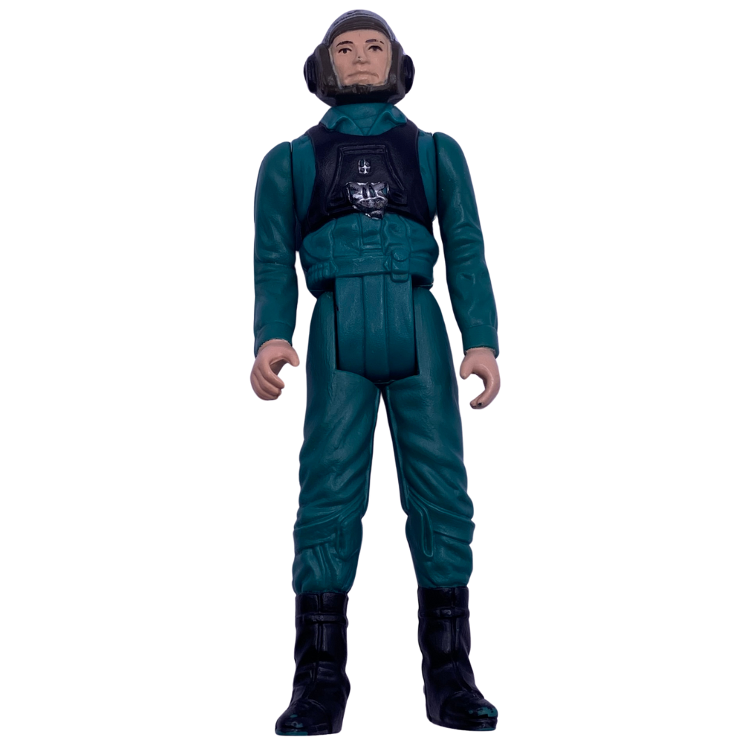 Vintage Star Wars Awing / A-Wing Pilot last 17 figure complete with original blaster