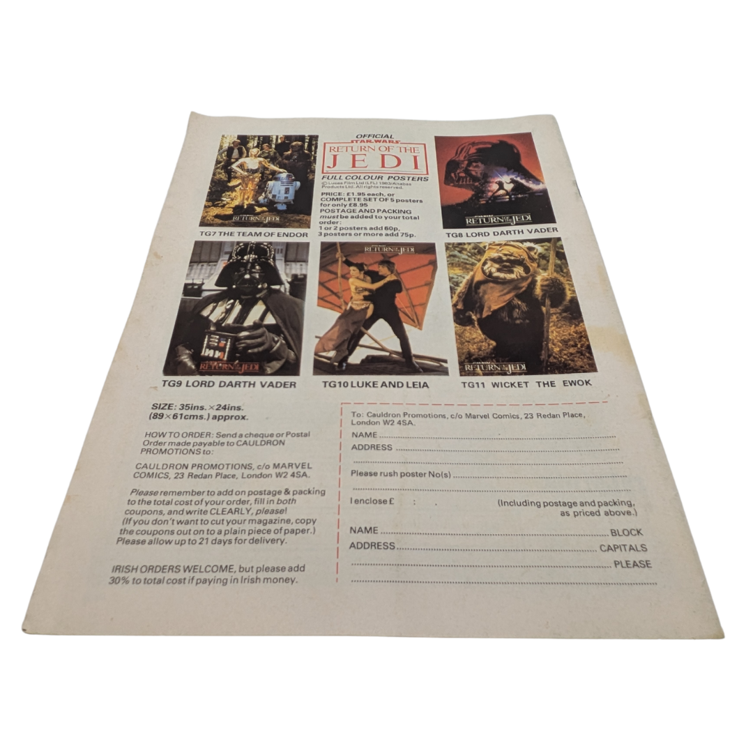Star Wars Weekly Return of the Jedi No.36 Feb 22 1984 Marvel Comic UK