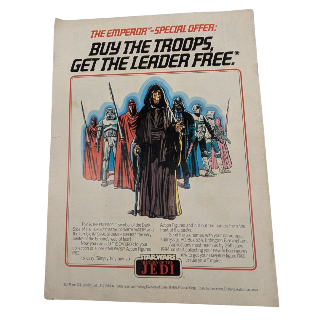 Star Wars Return of the Jedi No.33 Feb 1 1984 Marvel Comic UK Palitoy