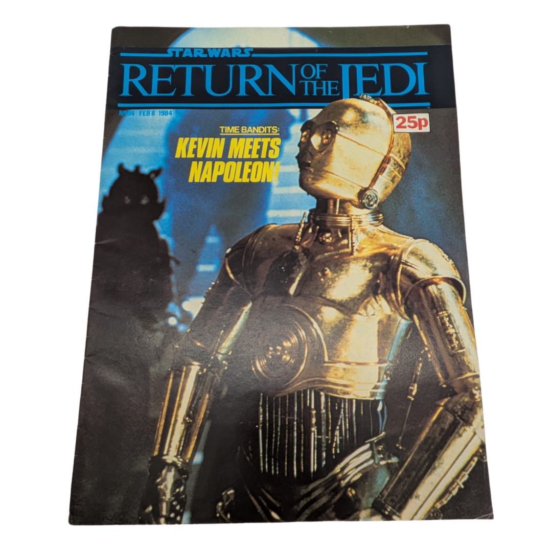 Star Wars Weekly Return of the Jedi No.34 Feb 8 1984 Marvel Comic UK
