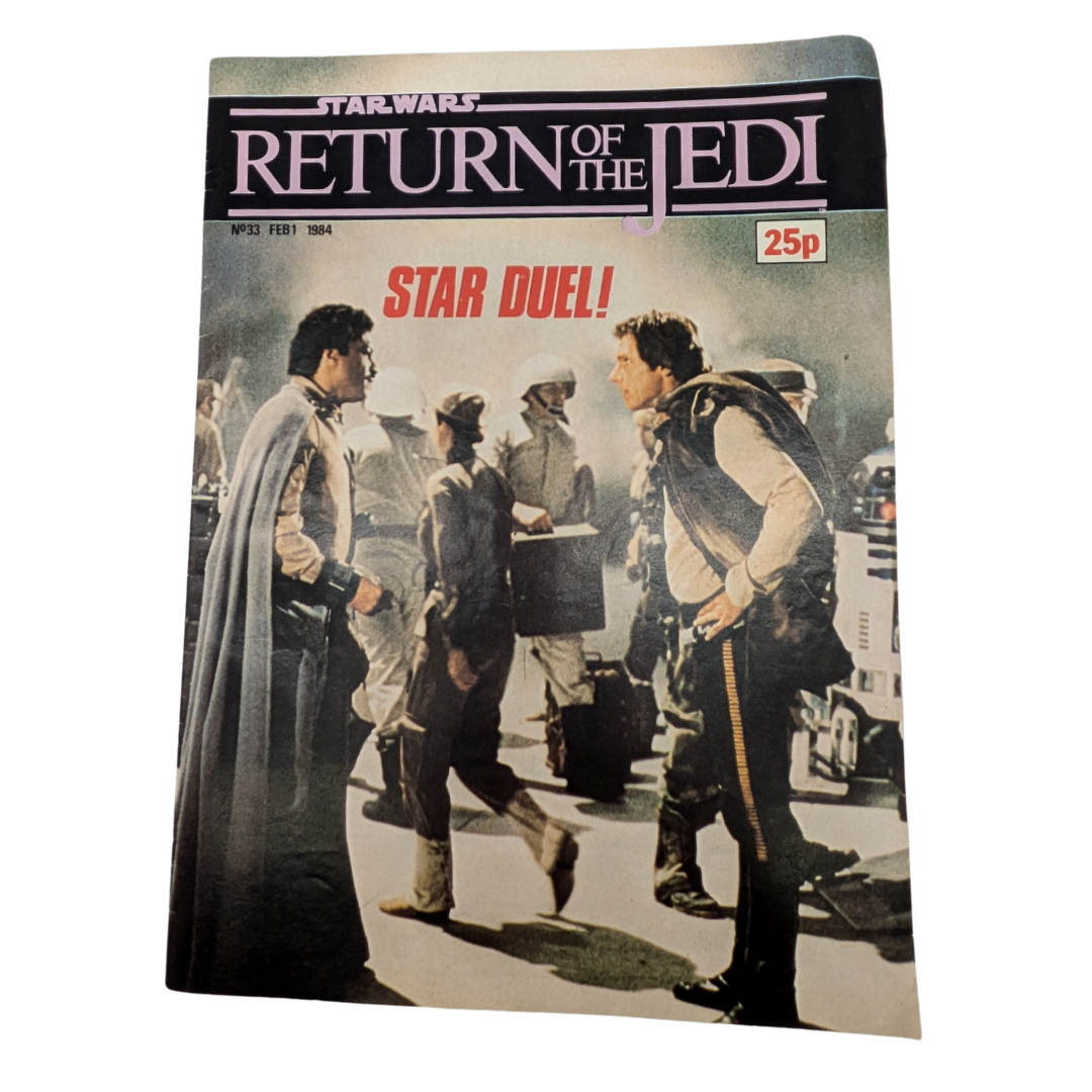 Star Wars Return of the Jedi No.33 Feb 1 1984 Marvel Comic UK Palitoy