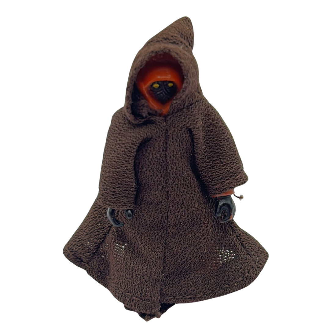 Vintage Star Wars Jawa figure with cape 1977 GMFGI Hong Kong 805