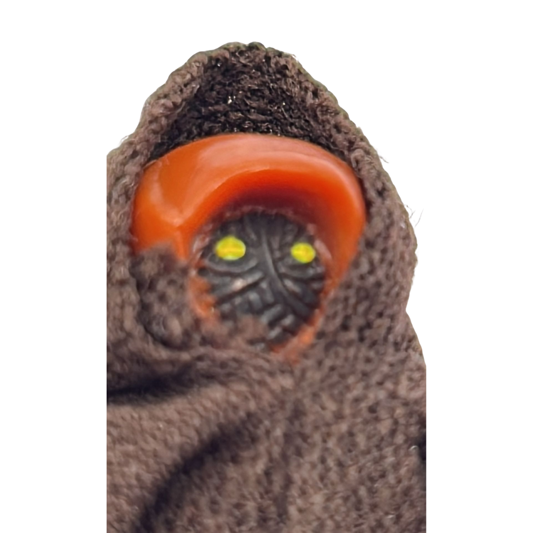 Vintage Star Wars Jawa figure with cape 1977 GMFGI Hong Kong 805