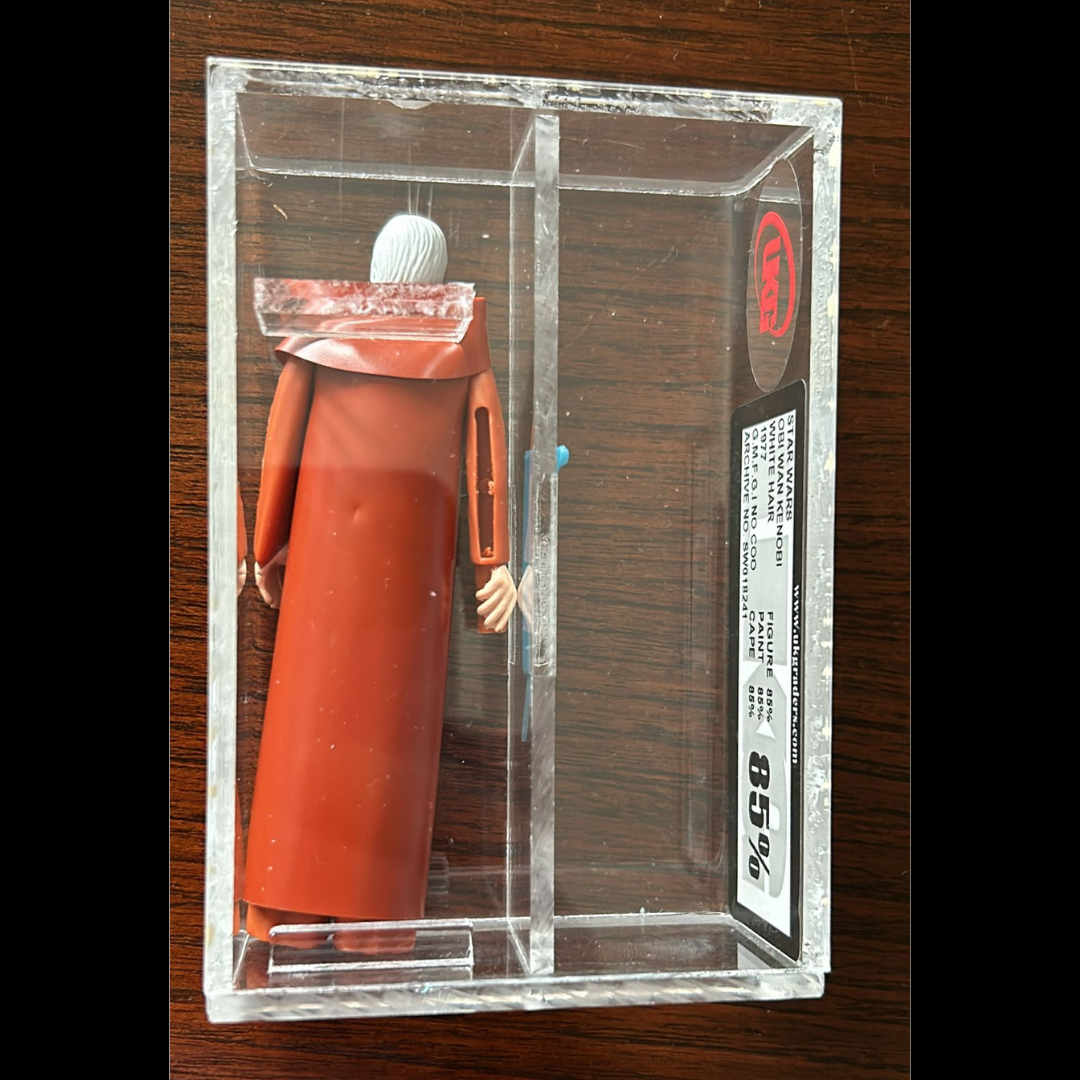 Vintage Star Wars Obi Wan Kenobi white hair UKG 85% (85/85/85)