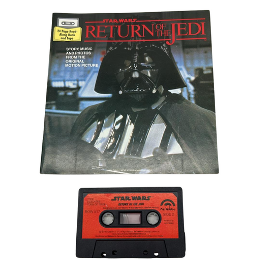 Star Wars Return Of The Jedi read along tape book and cassette tape 303