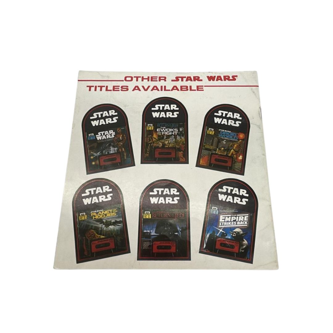 Star Wars A New Hope read along tape book with tape cassette 189D