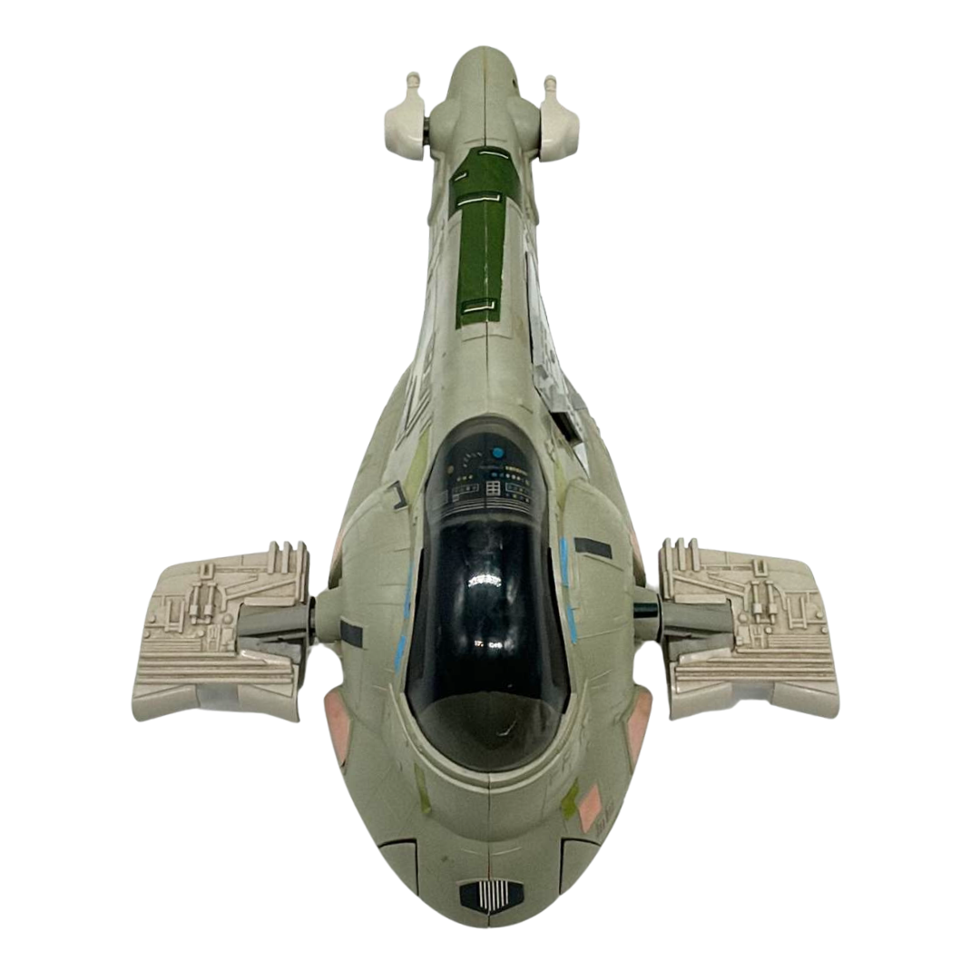Vintage Star Wars Slave 1 complete & working Boba Fett ship 230