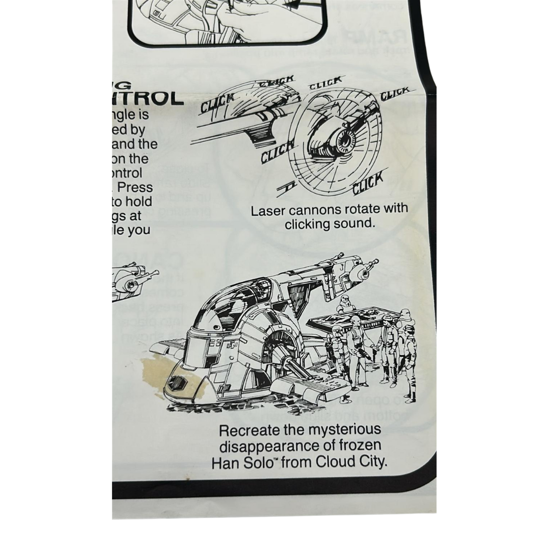 Vintage Star Wars Slave 1 instructions by Palitoy Boba Fett ship 464