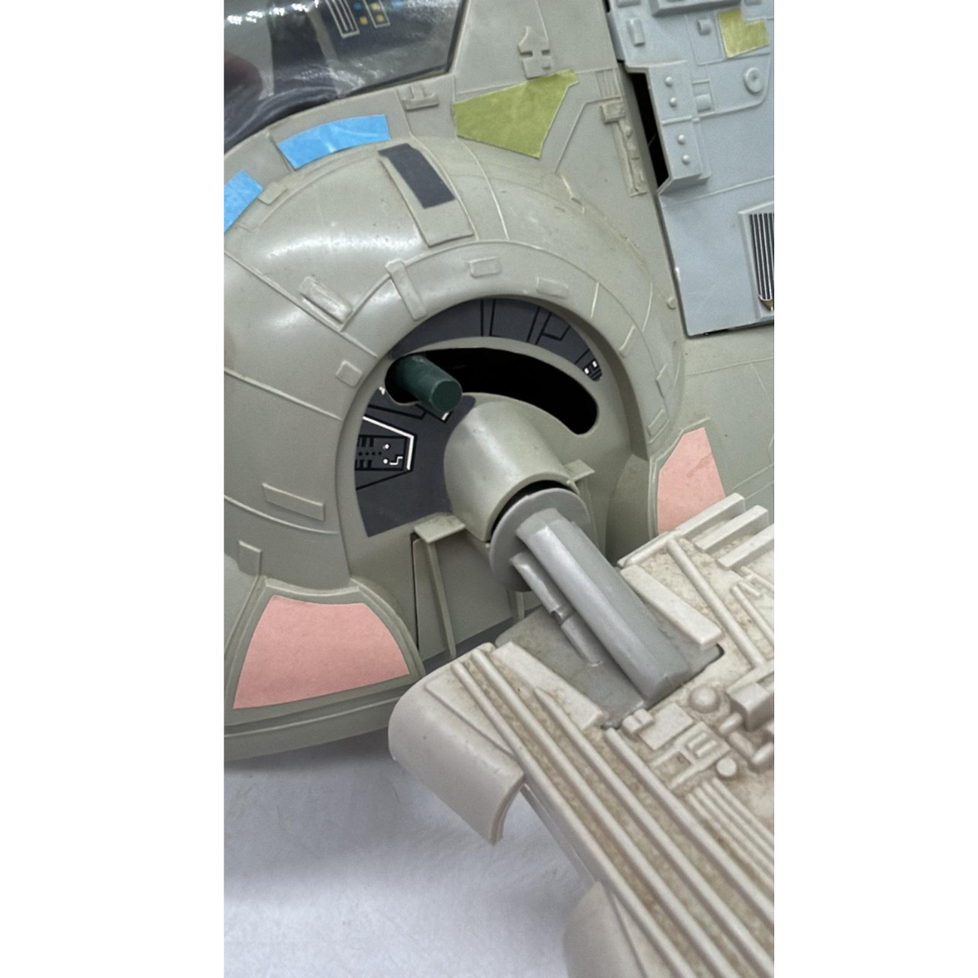 Vintage Star Wars Slave 1 complete & working Boba Fett ship 230