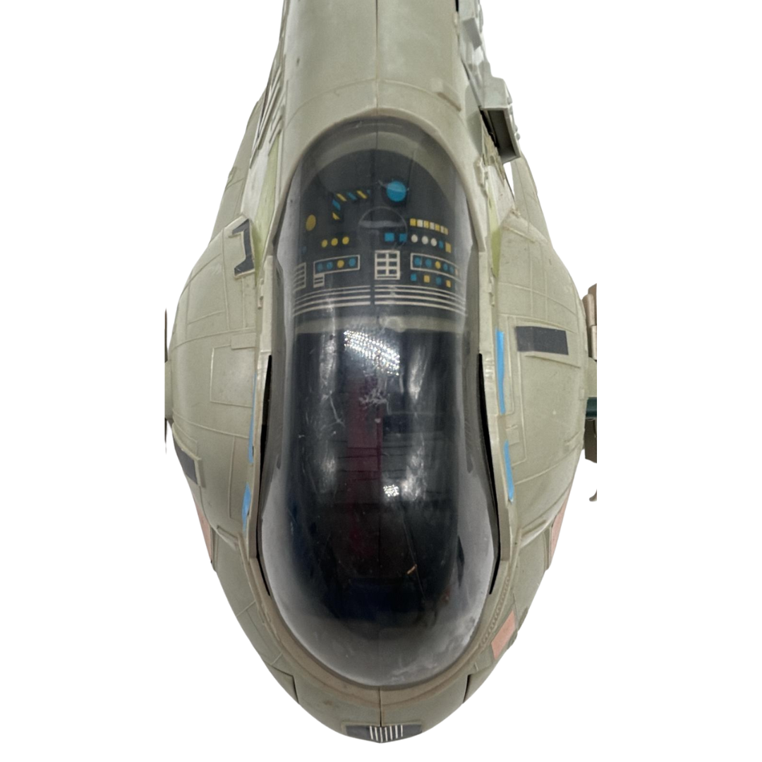 Vintage Star Wars Slave 1 complete & working Boba Fett ship 230