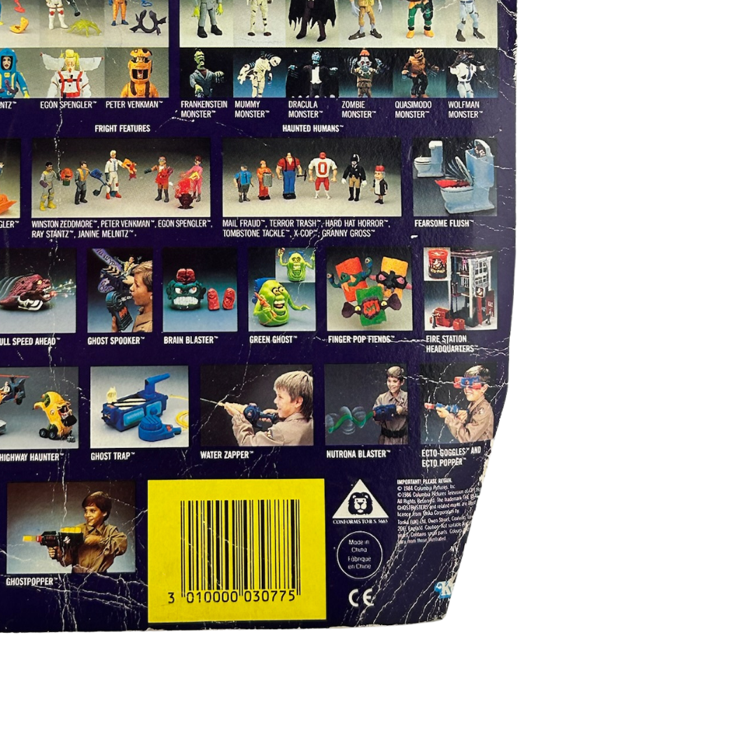 The Real Ghostbusters Slimer Green Ghost used cardback