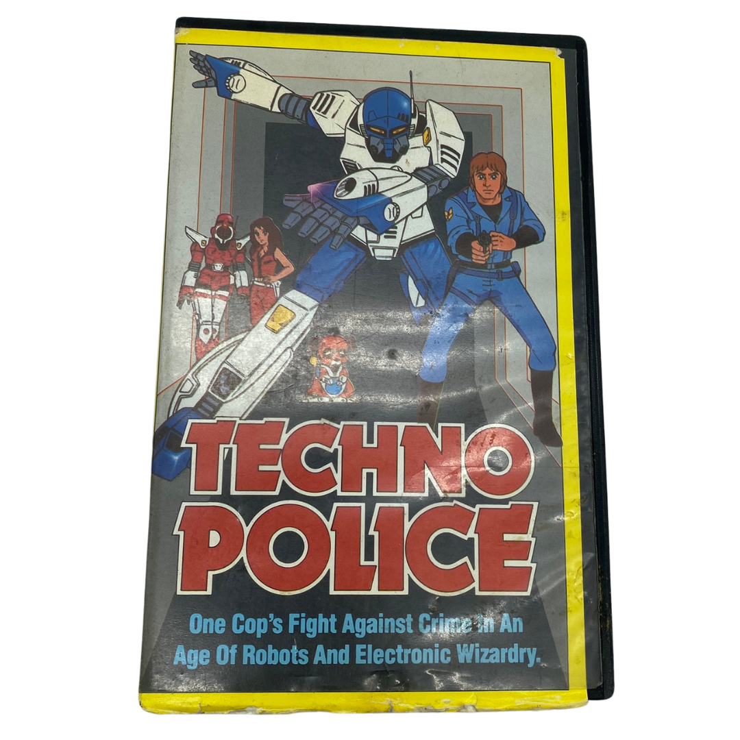 Techno Police cartoon on VHS Video