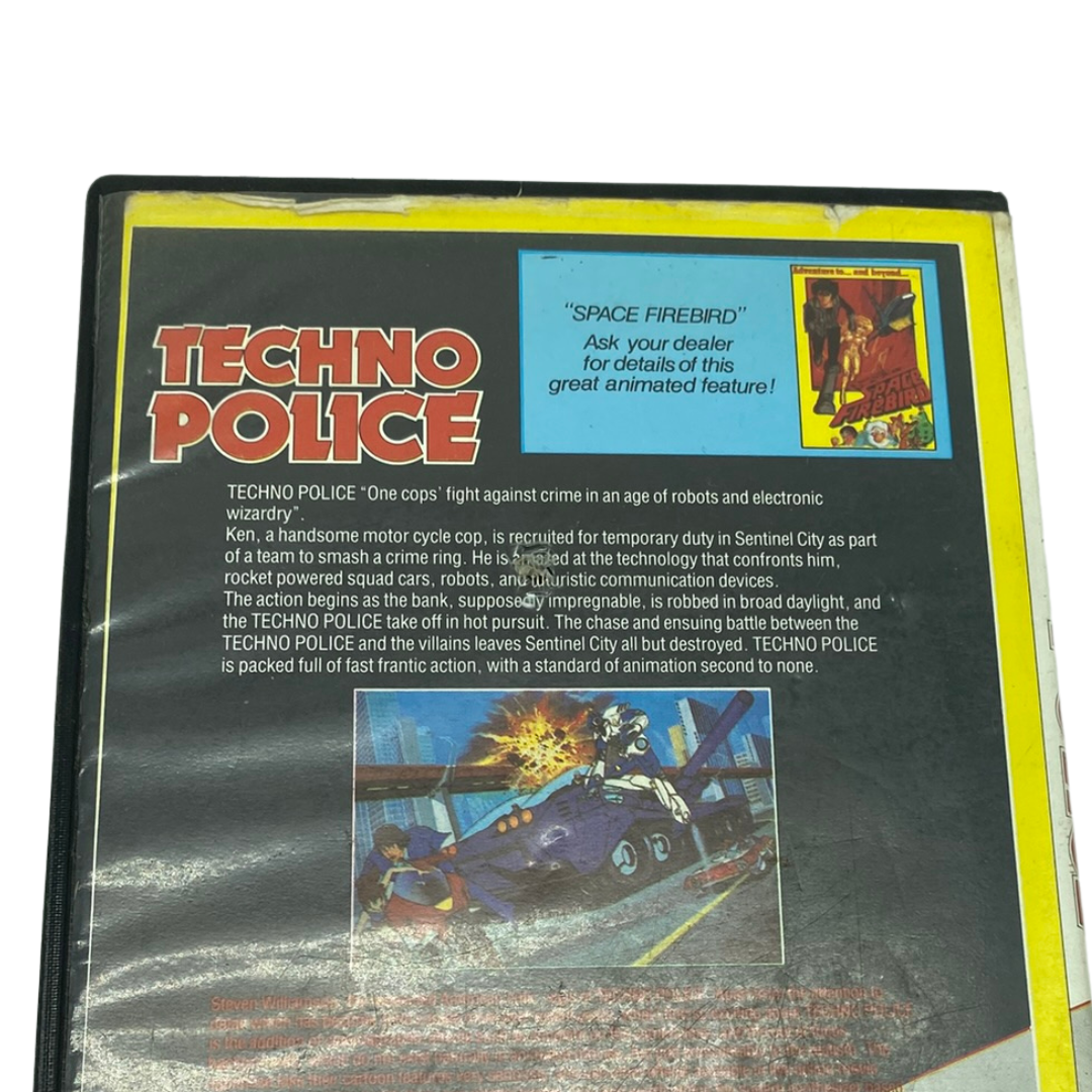 Techno Police cartoon on VHS Video