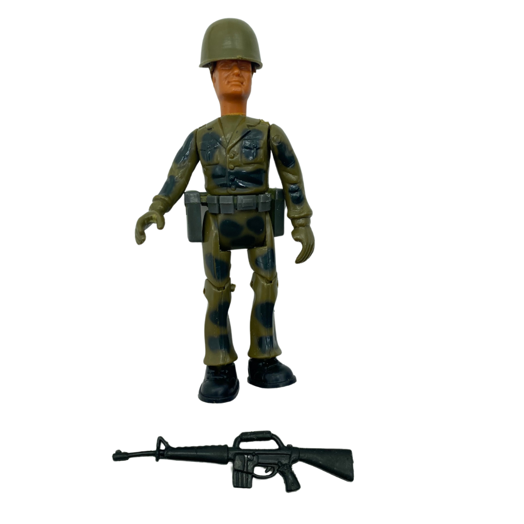 Tiny Tuffys Attack Commando with gun (damaged hand) 105-3