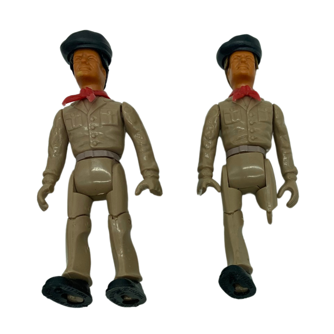 Tiny Tuffys Attack Commando figures x2 (damaged) 105-4