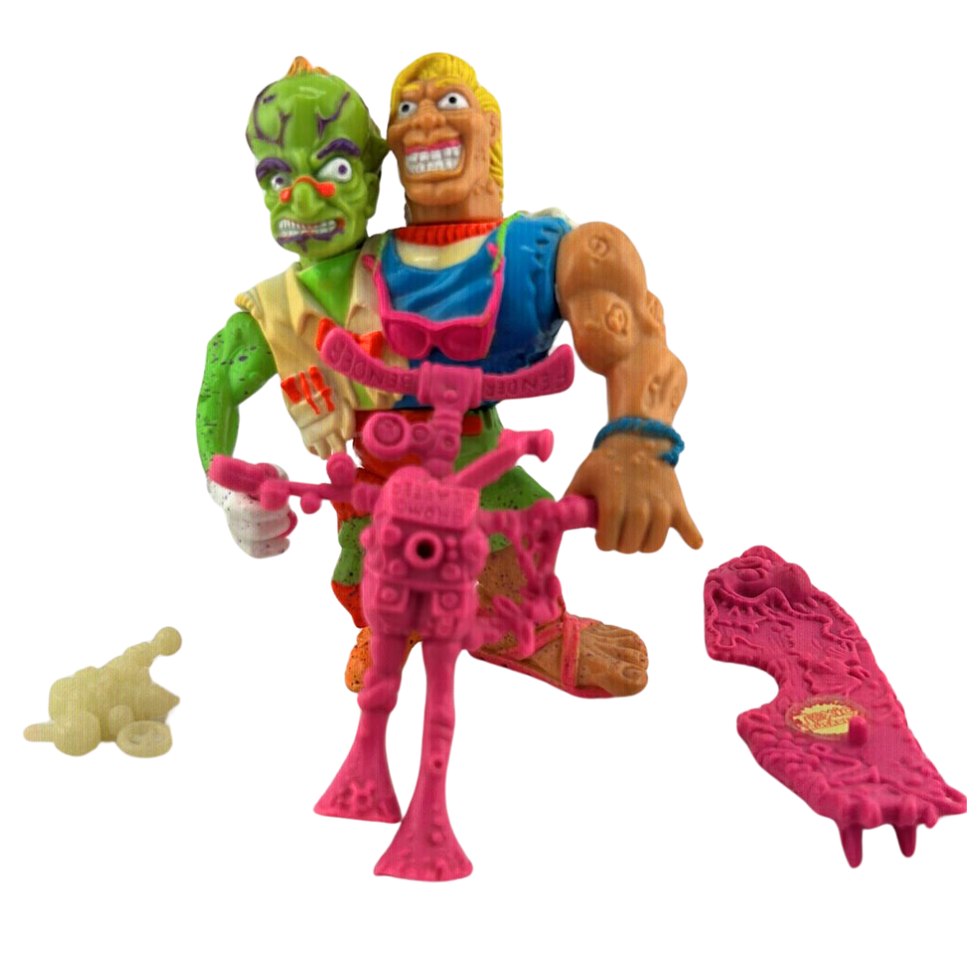 Toxic Crusaders Head Banger figure complete 1991 Playmates 159