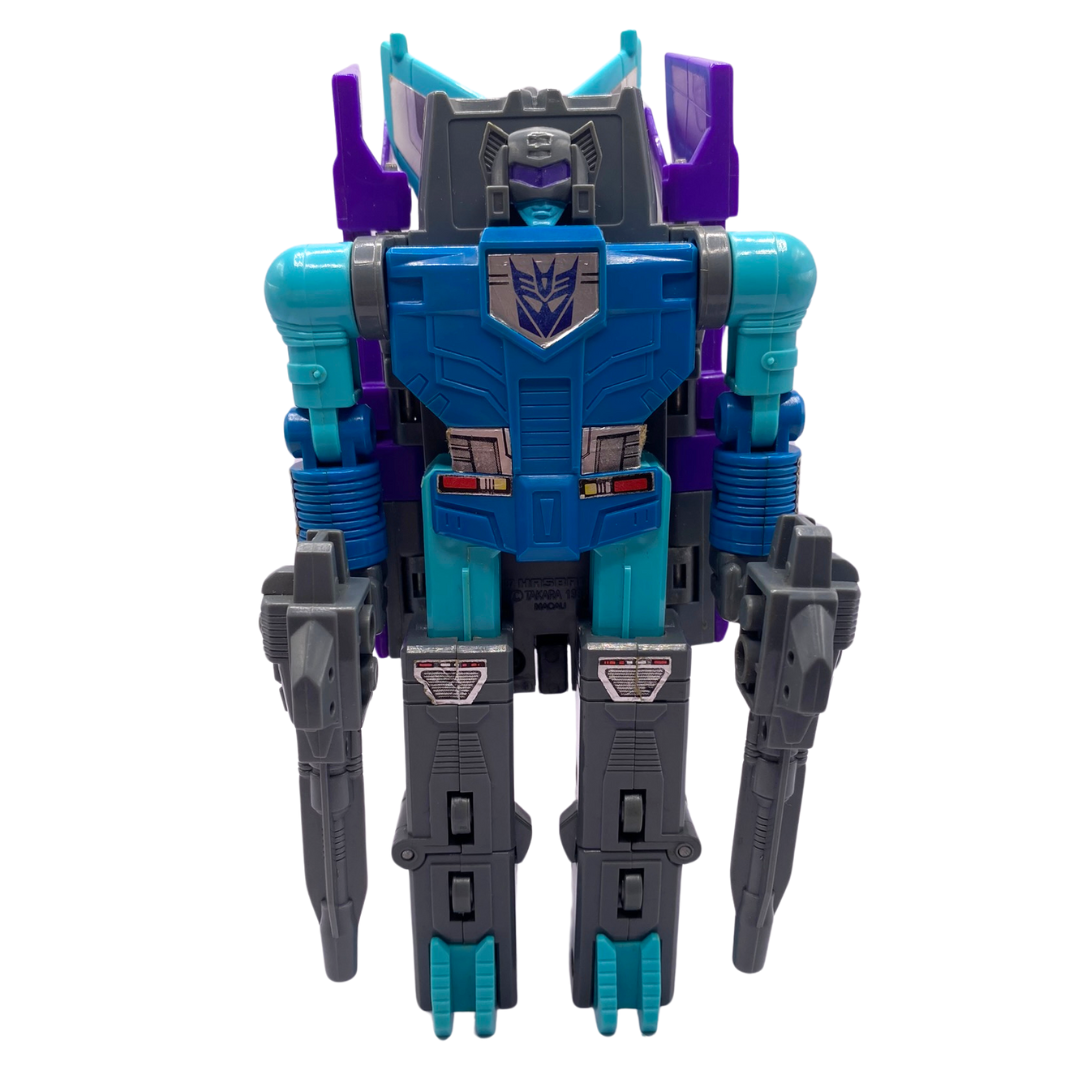 Transformers G1 Darkwing and Throttle complete Decepticon 100