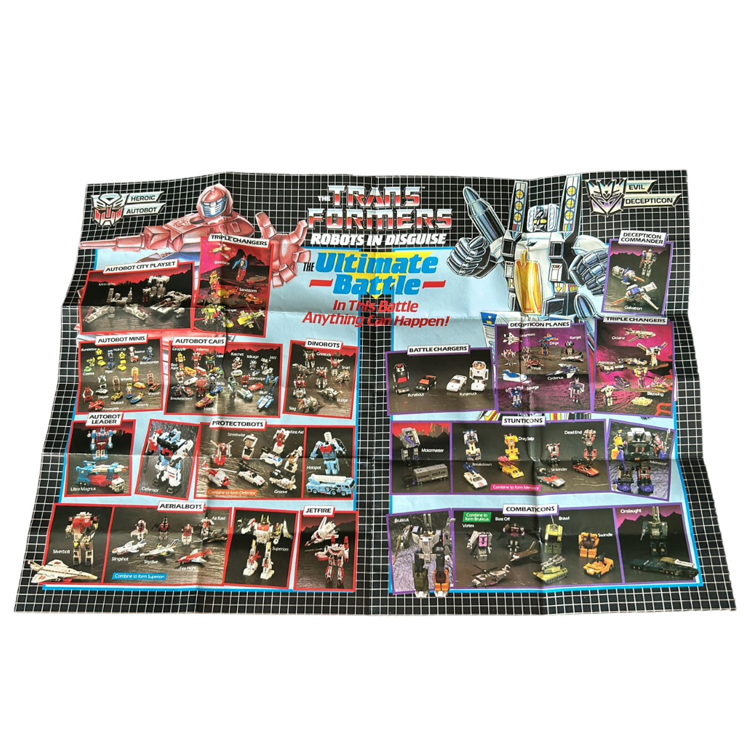 Transformers g1 Product poster Ultimate Battle Ultra Magnus VS Galvatron