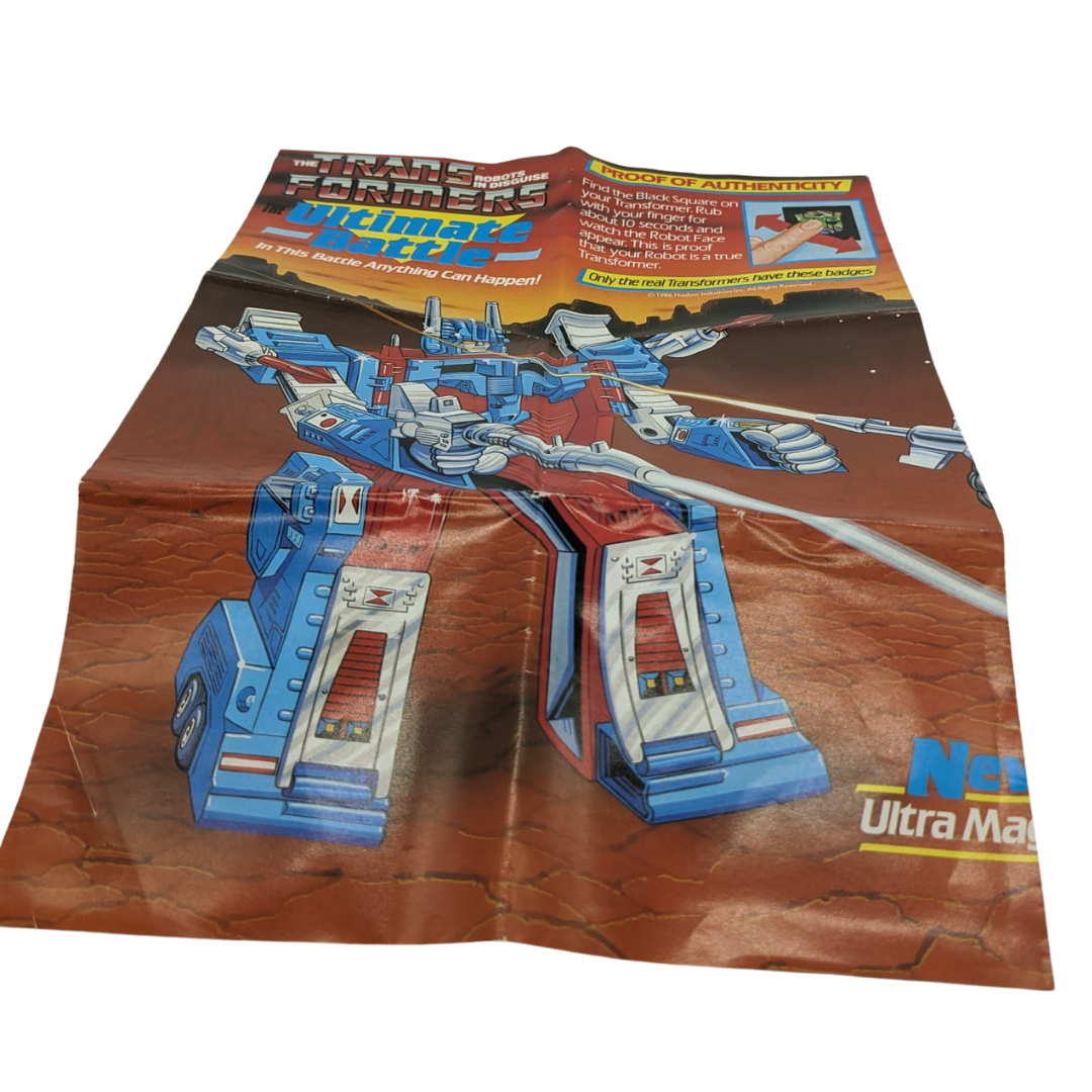 Transformers G1 Product poster Ultimate Battle Ultra Magnus VS Galvatron 332