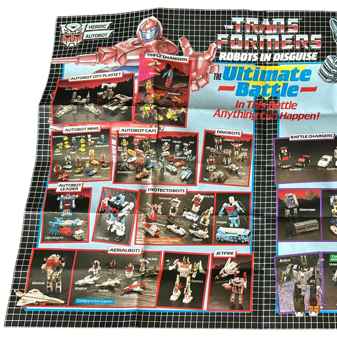 Transformers g1 Product poster Ultimate Battle Ultra Magnus VS Galvatron