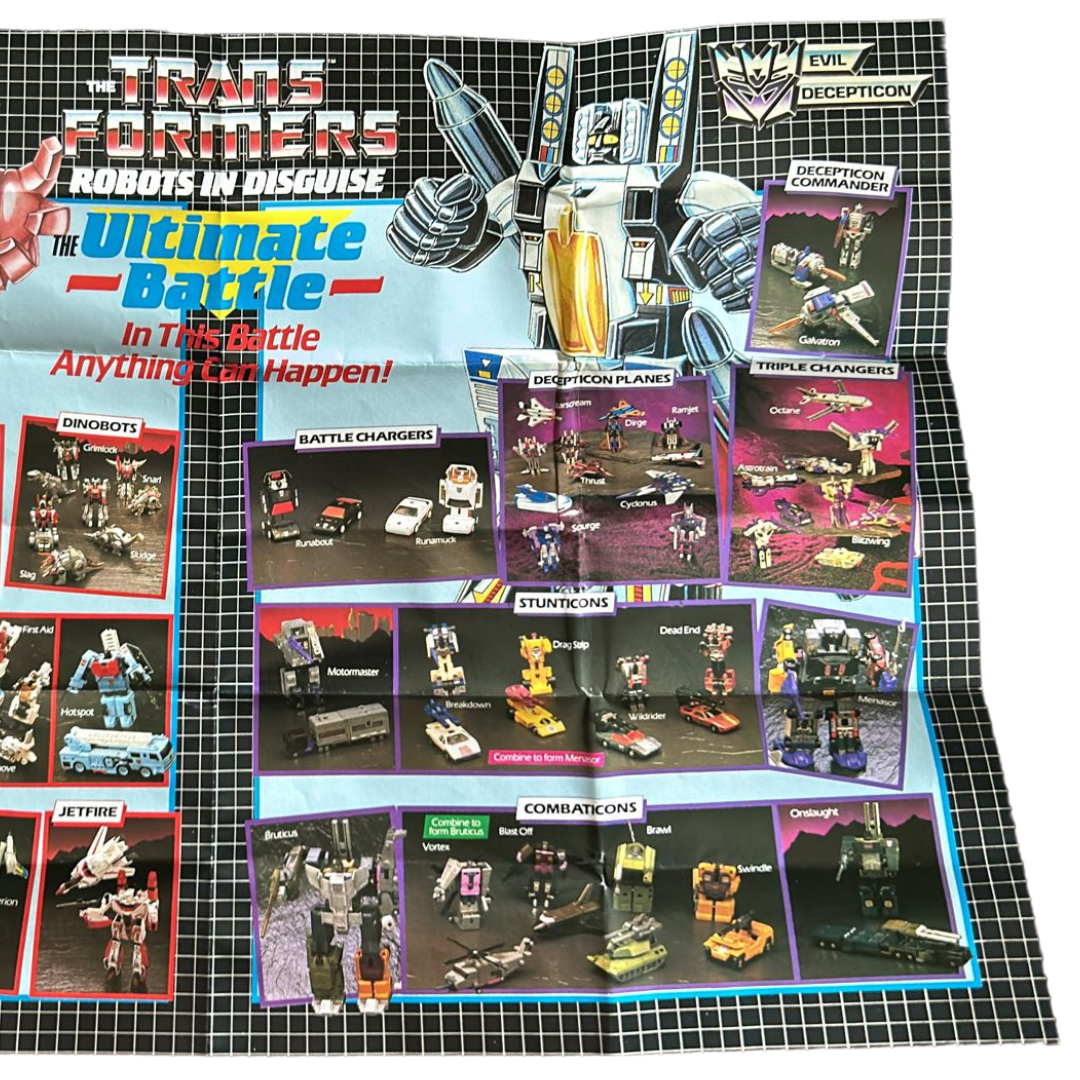 Transformers g1 Product poster Ultimate Battle Ultra Magnus VS Galvatron