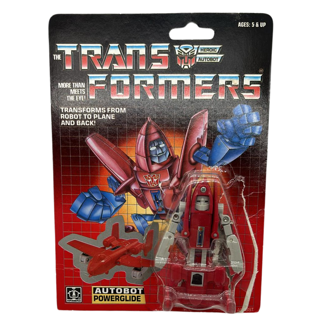 Transformers G1 Powerglide Mini-Autobot with original bubble and card