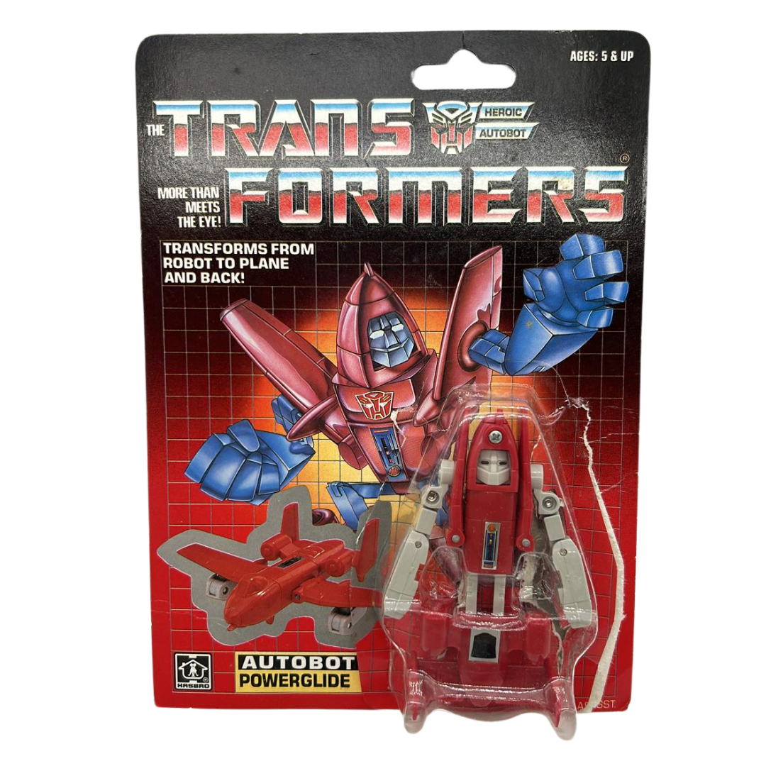 Transformers G1 Powerglide Mini-Autobot with original bubble and card