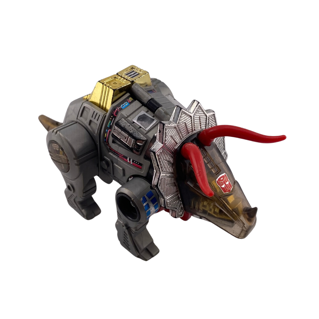 Transformers G1 Slag Dinobot figure not complete Tricerotops 415