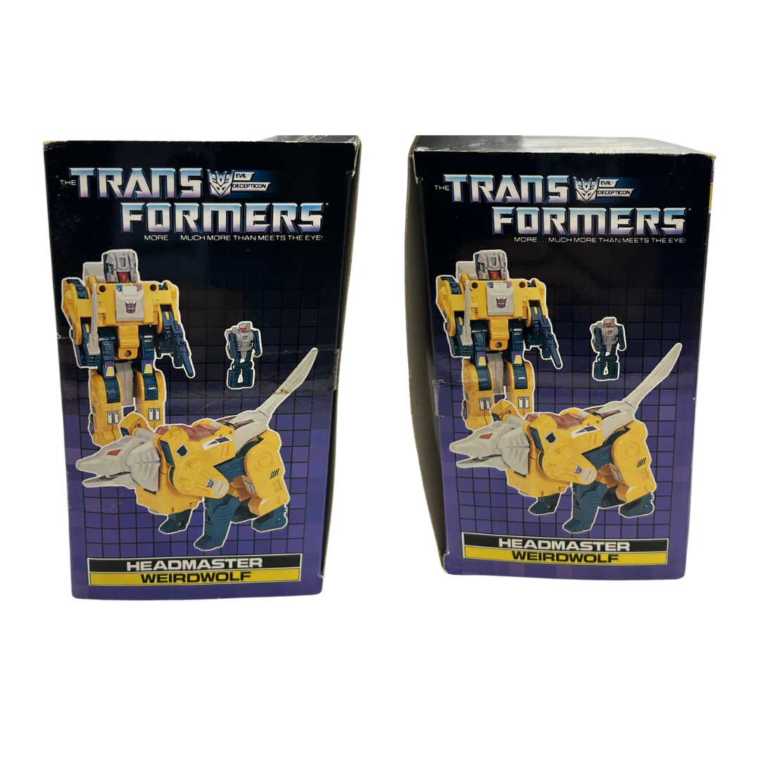 Transformers G1 Weirdwolf Headmaster Figure complete boxed & inserts