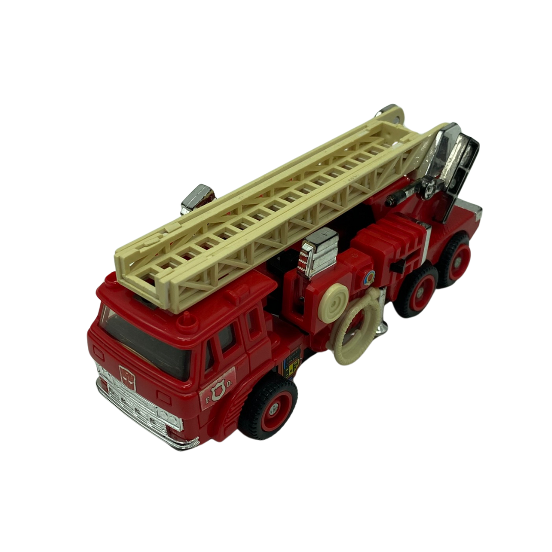 Transformers G1 Inferno Fire engine complete with paperwork 97B