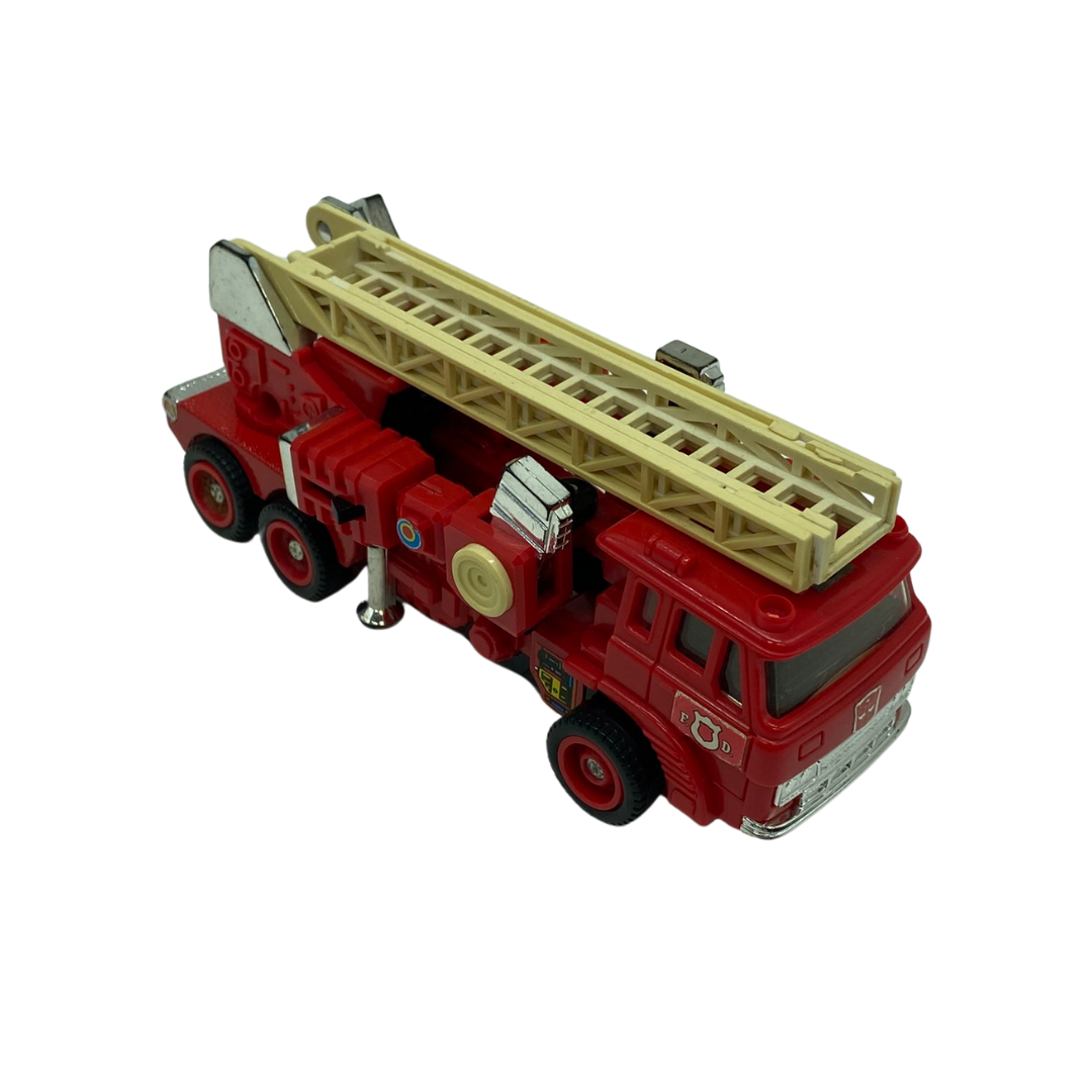 Transformers G1 Inferno Fire engine complete with paperwork 97B