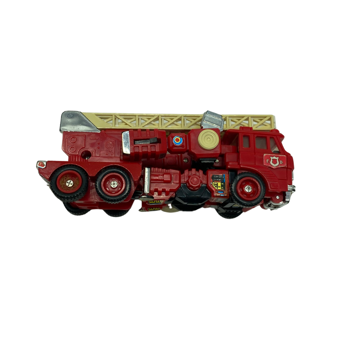 Transformers G1 Inferno Fire engine complete with paperwork 97B