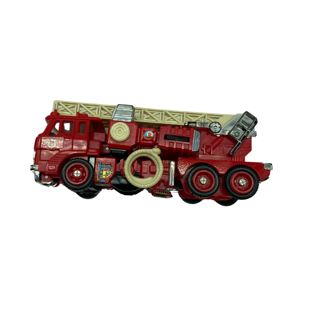 Transformers G1 Inferno Fire engine complete with paperwork 97B