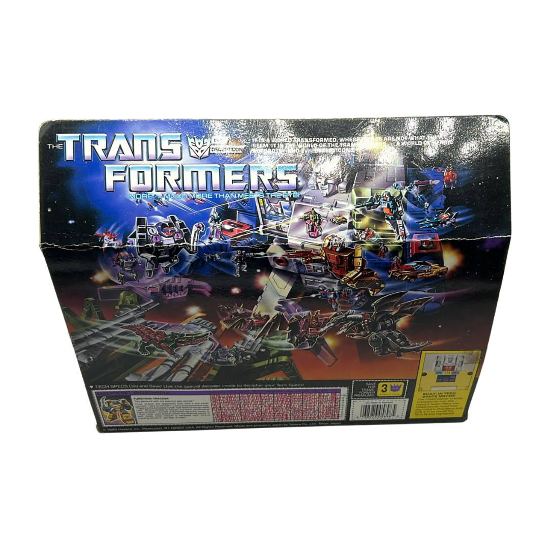 Transformers G1 Weirdwolf Headmaster Figure complete boxed & inserts