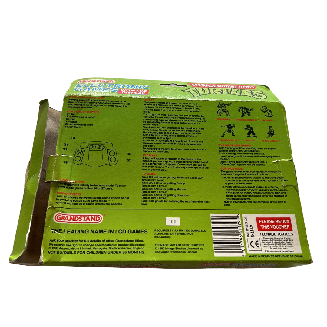 Grandstand Teenage Mutant Ninja / Hero Turtles Game in original packaging works
