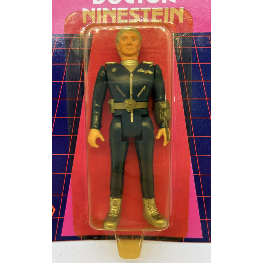 Terrahawks Doctor Ninestein moc mint on card by Bandai