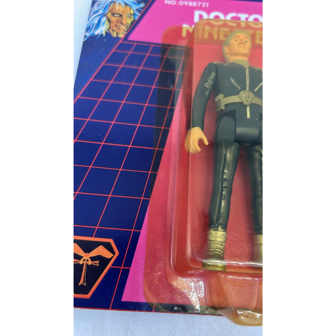 Terrahawks Doctor Ninestein moc mint on card by Bandai