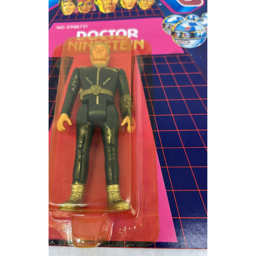 Terrahawks Doctor Ninestein moc mint on card by Bandai