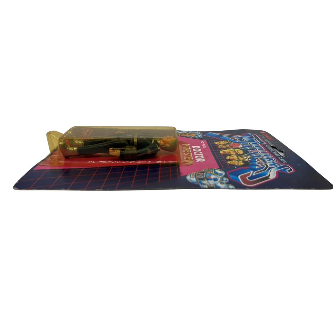 Terrahawks Doctor Ninestein moc mint on card by Bandai