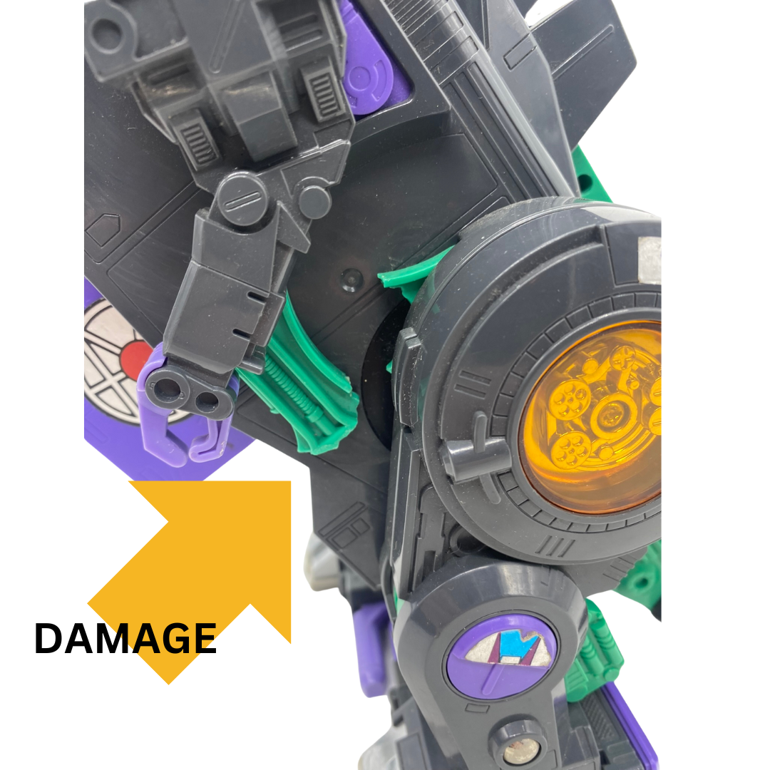 Transformers G1 Trypticon Decepticon (some damage not working)