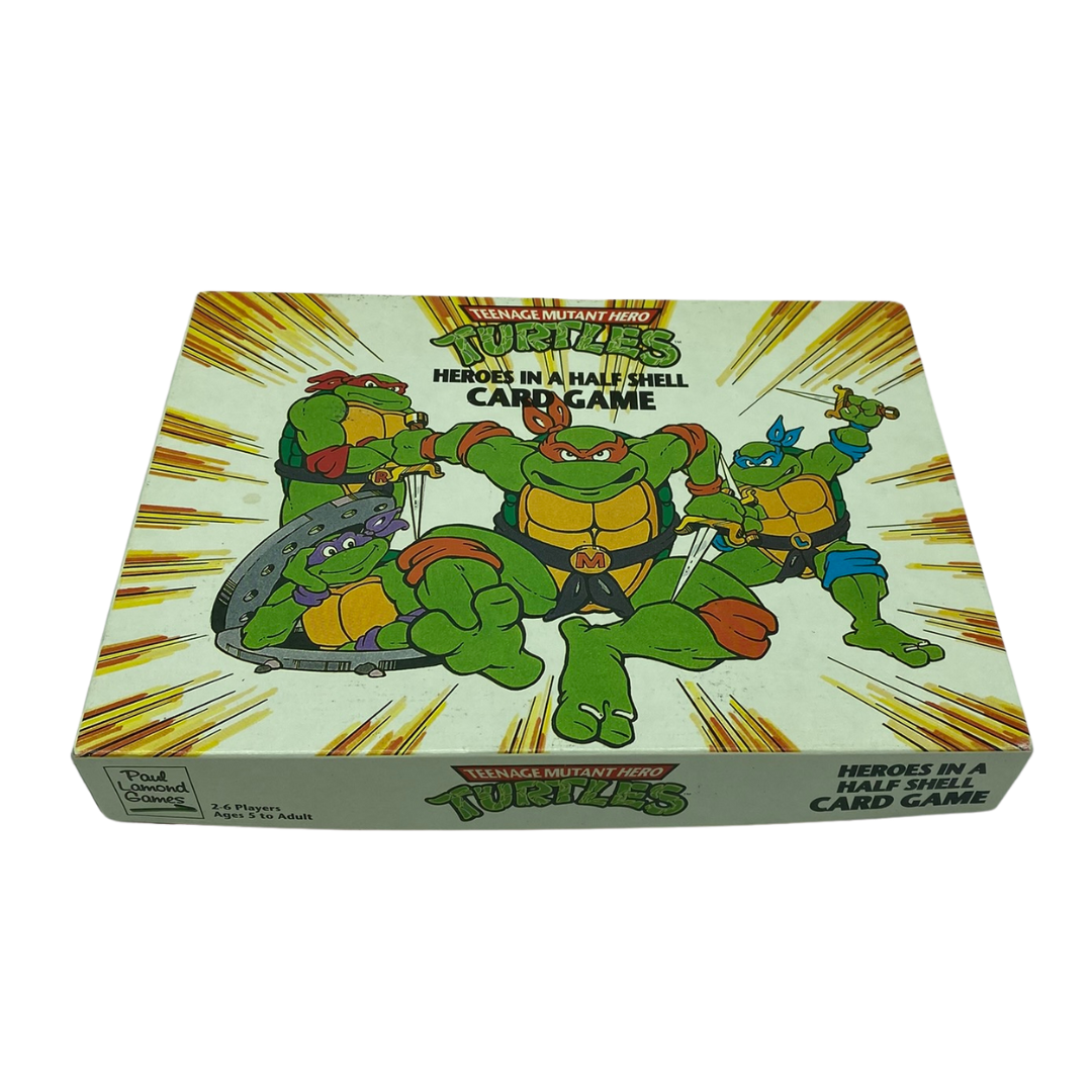 Teenage Mutant Ninja Turtles Heroes In A Half Shell card game 1990