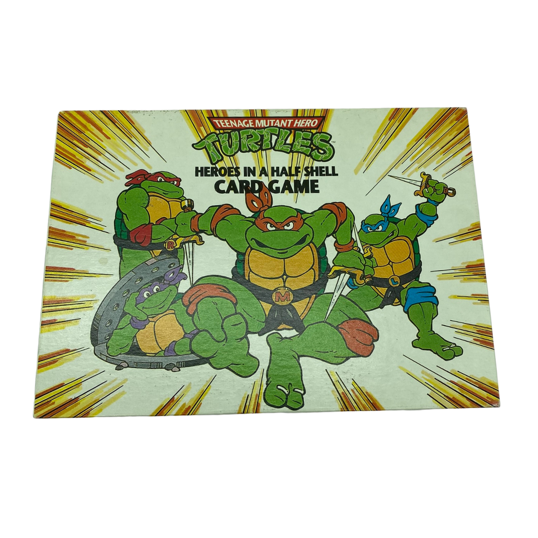 Teenage Mutant Ninja Turtles Heroes In A Half Shell card game 1990