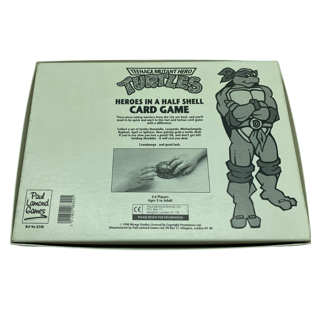Teenage Mutant Ninja Turtles Heroes In A Half Shell card game 1990