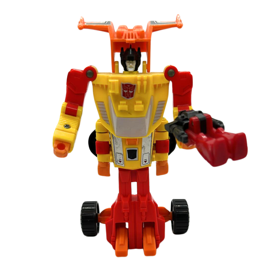 Transformers G1 Sureshot & Spoilsport Targetmaster complete 89A