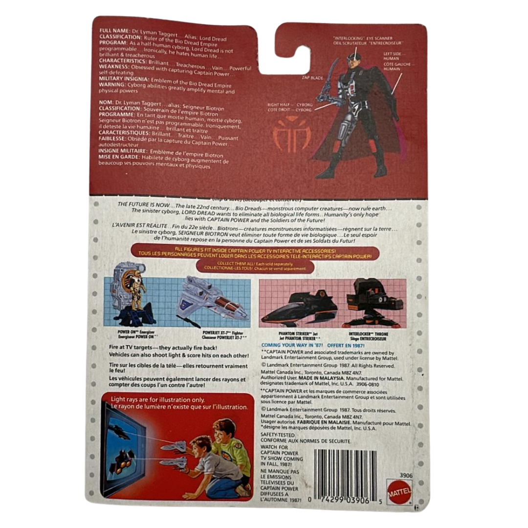 Captain Power Lord Dread MOC mint on card