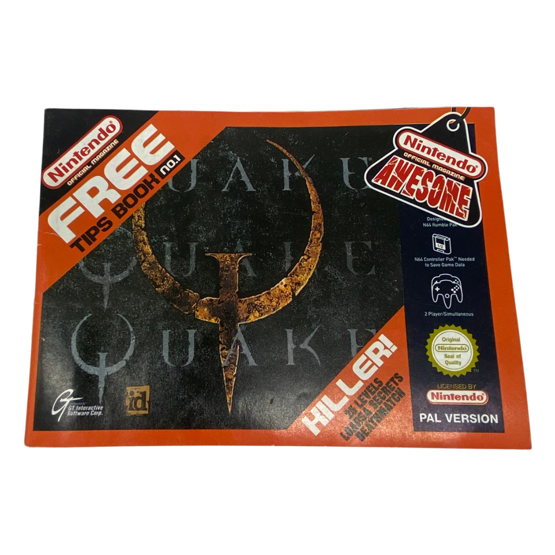 Nintendo Official Magasine Quake Tips Book No. 1