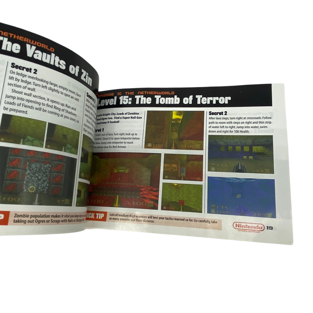 Nintendo Official Magasine Quake Tips Book No. 1